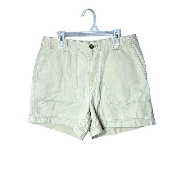 Gap Y2K Khaki High Rise Shorts Size 8 - Picture 1 of 6